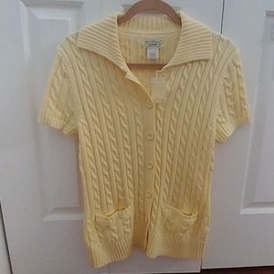 Short sleeve sweater